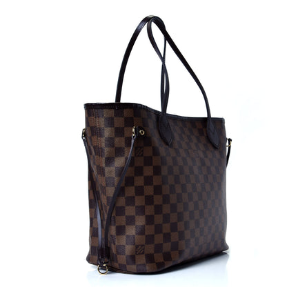 Louis Vuitton Damier Ebene Neo Neverfull MM Rose Ballerine 2 of 3