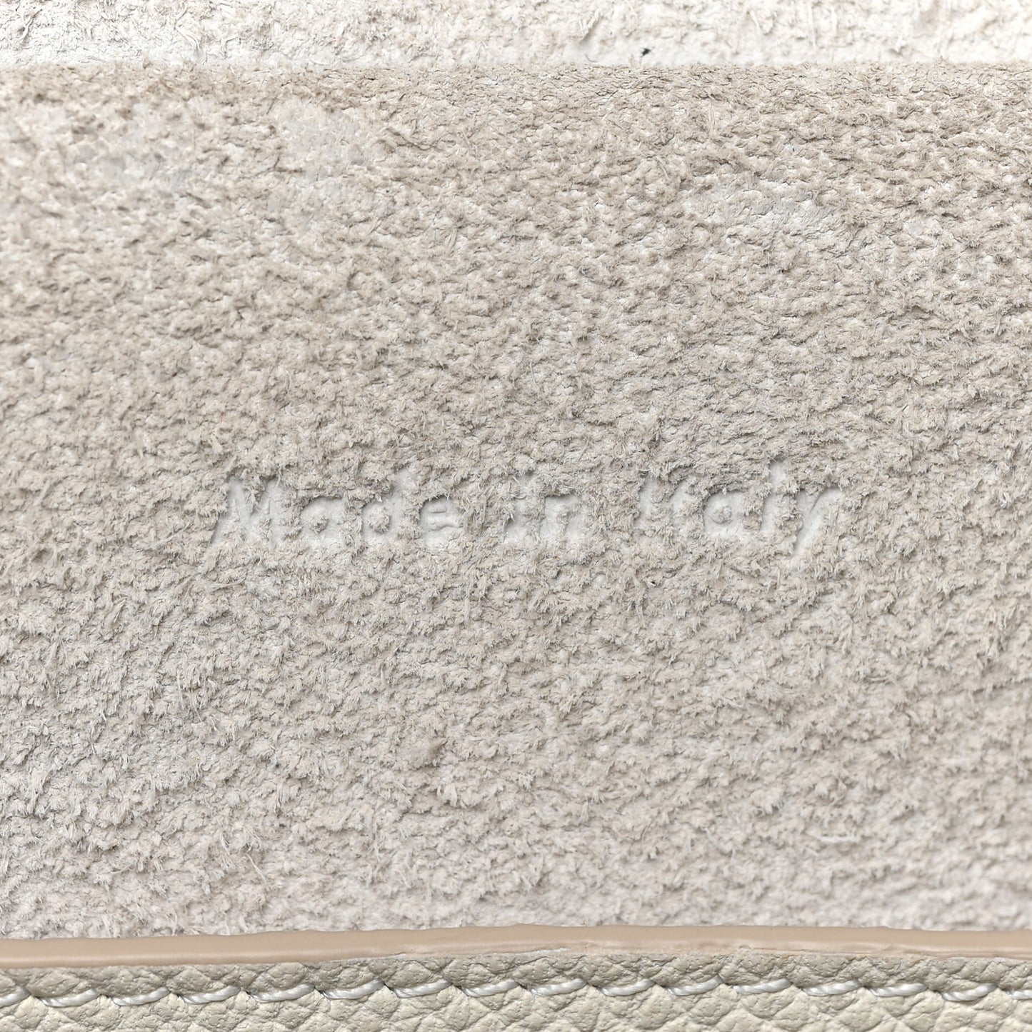 Grained Calfskin Micro Belt Bag Linen