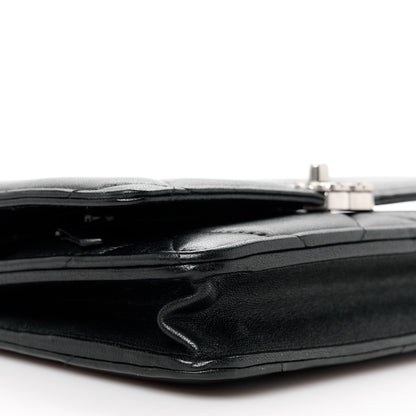 Chanel Lambskin Quilted Chanel 19 Wallet On Chain WOC Black 10 of 11