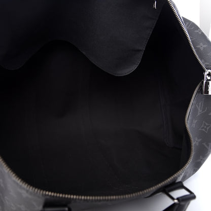 Louis Vuitton Monogram Eclipse Keepall Bandouliere 55 5 of 12