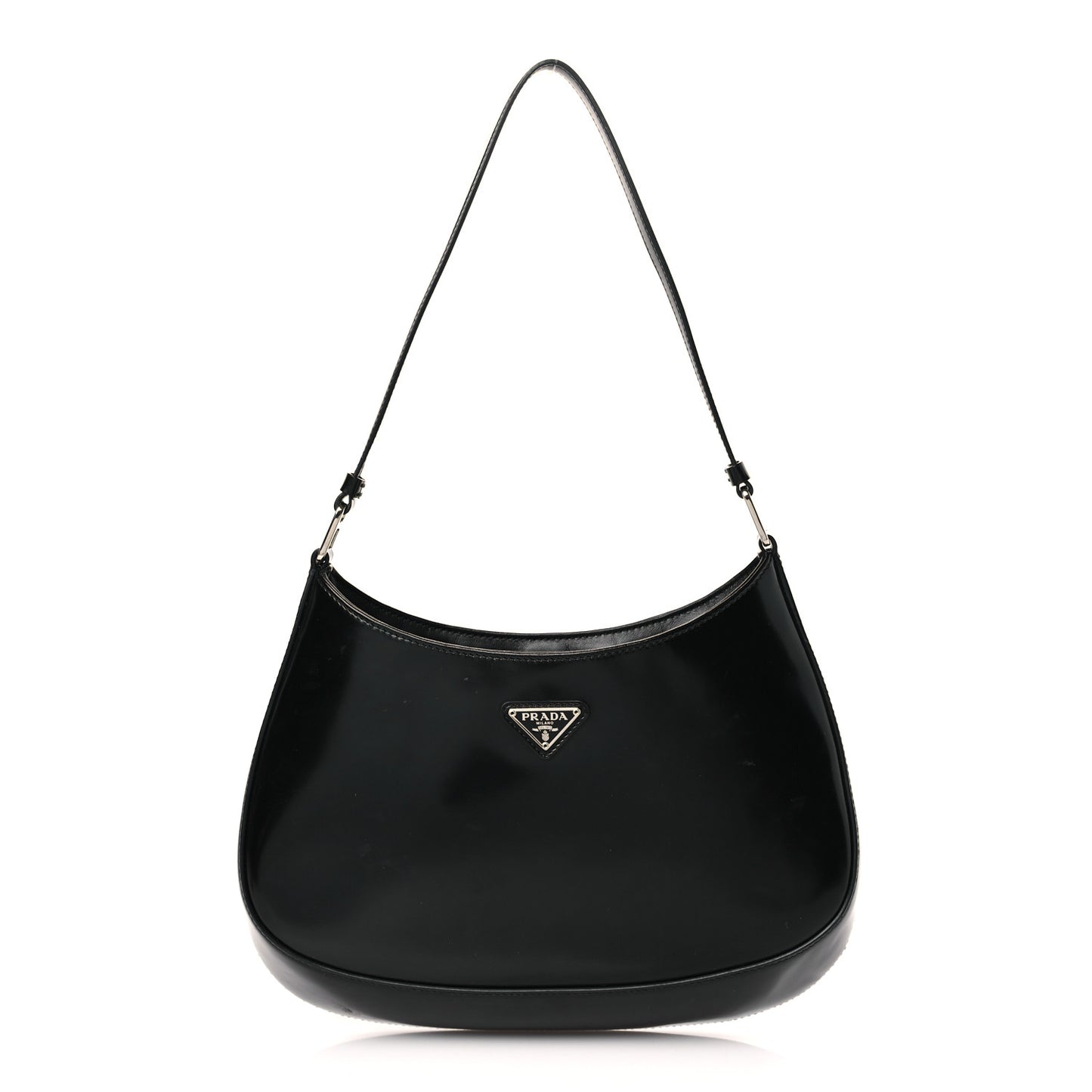 Spazzolato Cleo Shoulder Bag Black