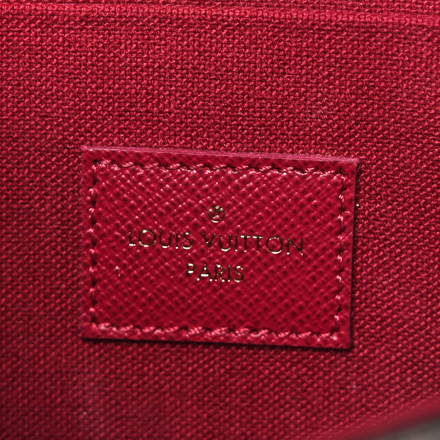 Monogram Pochette Felicie Chain Wallet Fuchsia