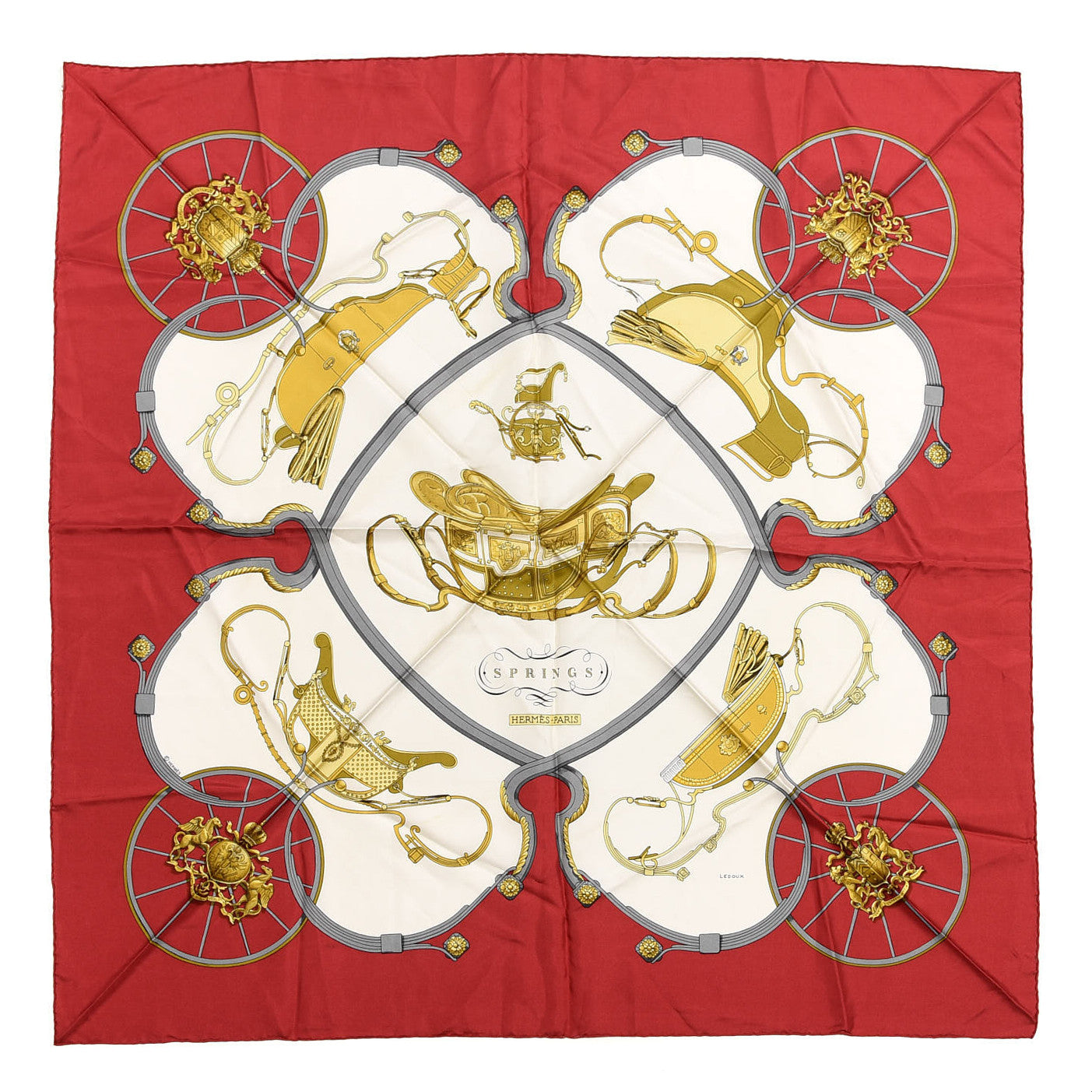 Hermes Silk Springs Scarf 90 1 of 5