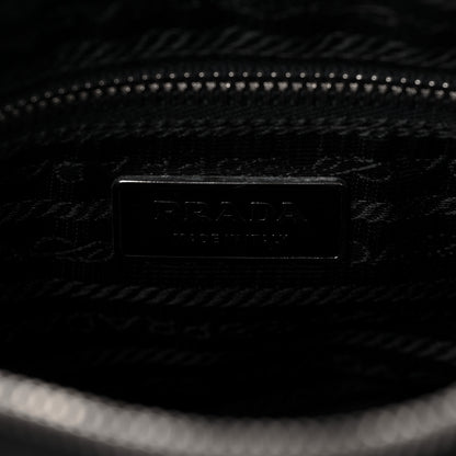 Prada Tessuto Nylon Saffiano Pochette Black 5 of 9