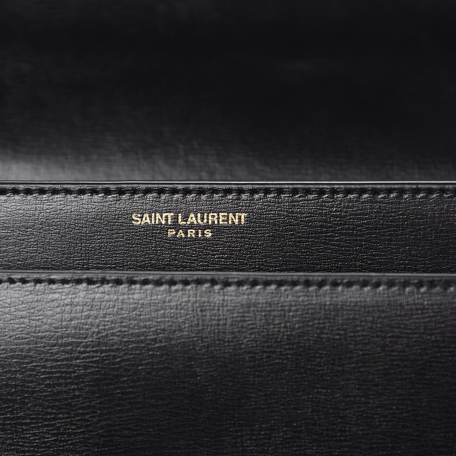 Saint Laurent Calfskin Medium Monogram Sunset Black 6 of 10