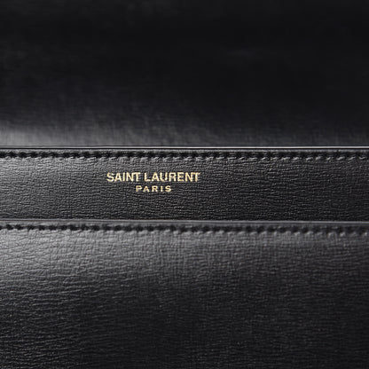 Saint Laurent Calfskin Medium Monogram Sunset Black 6 of 10