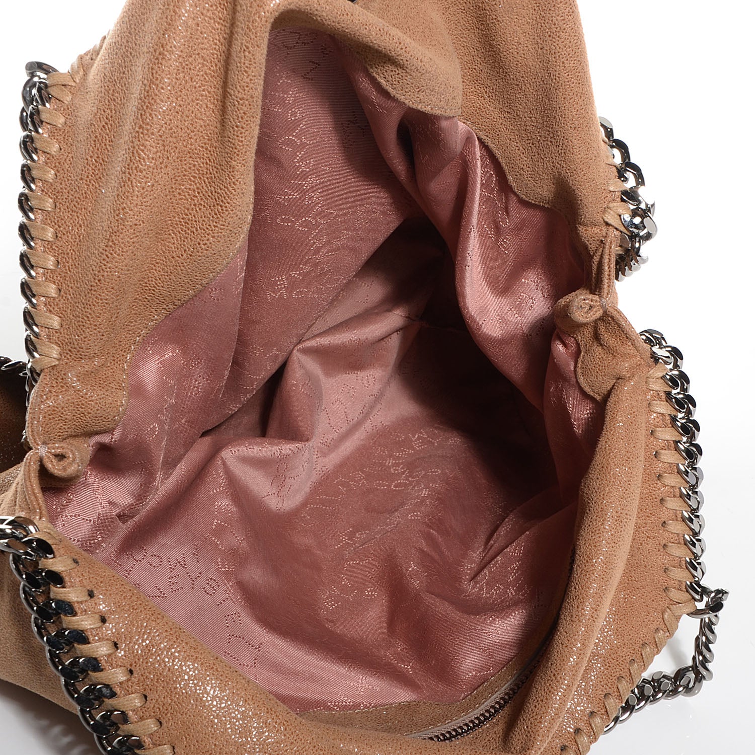 Stella McCartney Faux Leather Shaggy Deer Small Falabella Camel 5 of 8