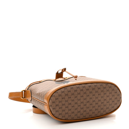 Gucci X DISNEY Mini Vintage GG Supreme Monogram Bucket Bag Beige Vintage Sun Oil 4 of 10