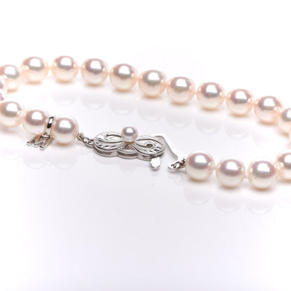 Mikimoto 18K White Gold Akoya Pearl 7mm Strand Bracelet 4 of 6