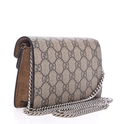 Gucci GG Supreme Monogram Super Mini Dionysus Shoulder Bag Taupe 3 of 12