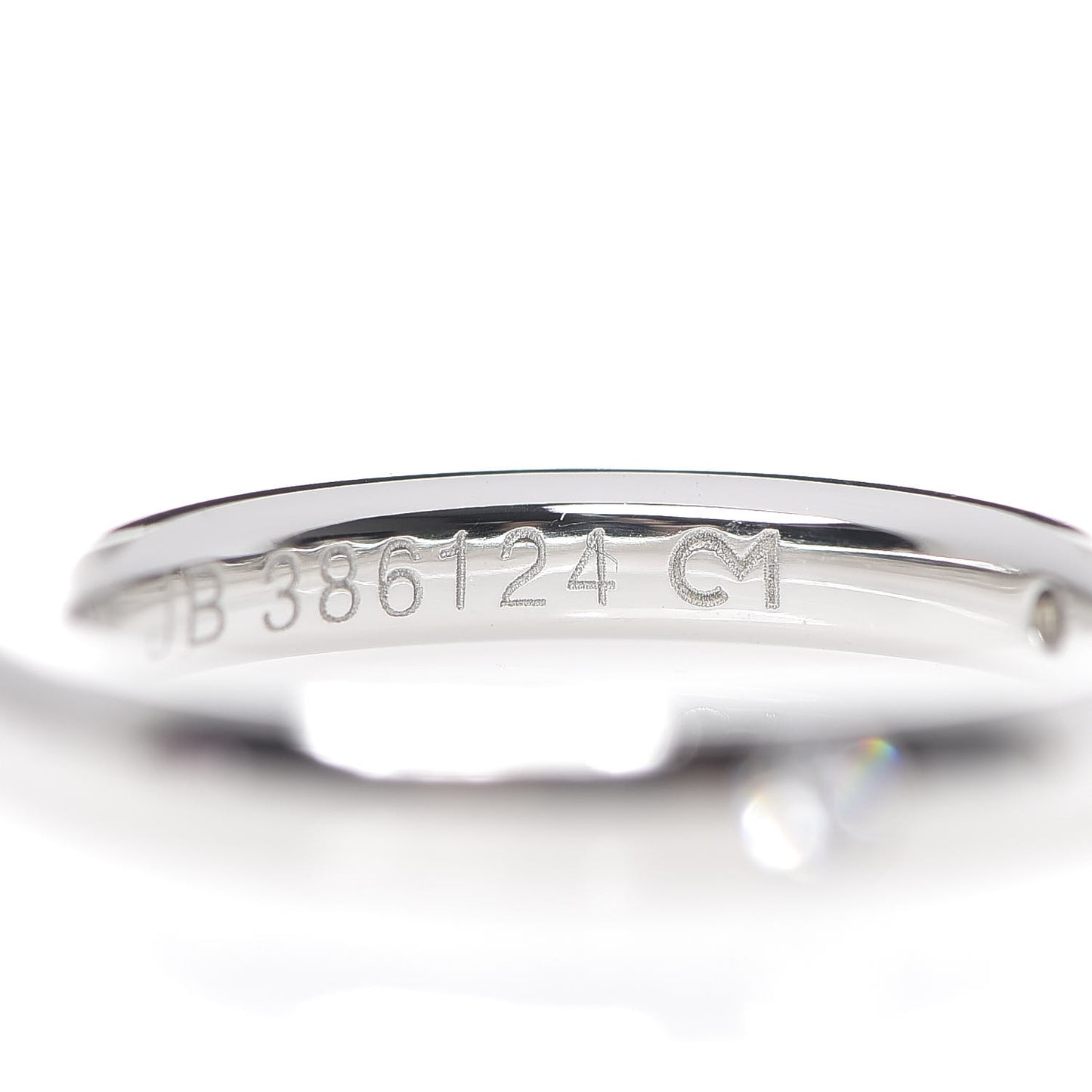 Platinum Diamond Tendrement Etoiles Wedding Band Ring 47 4