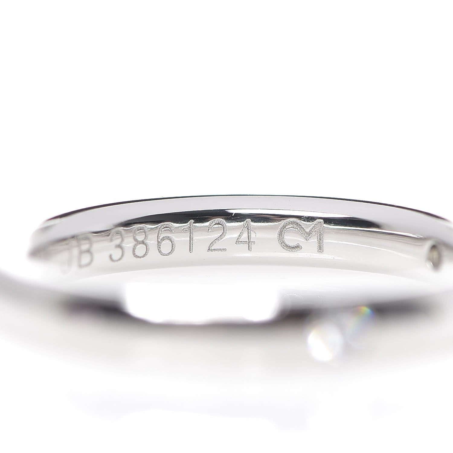 Van Cleef & Arpels Platinum Diamond Tendrement Etoiles Wedding Band Ring 47 4 3 of 6