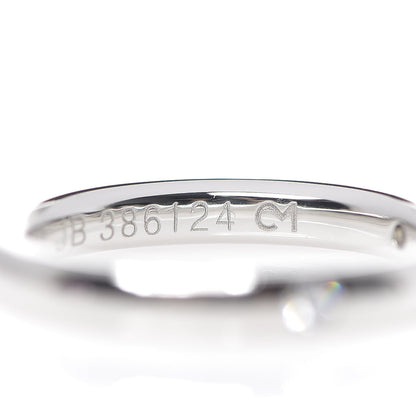 Van Cleef & Arpels Platinum Diamond Tendrement Etoiles Wedding Band Ring 47 4 3 of 6