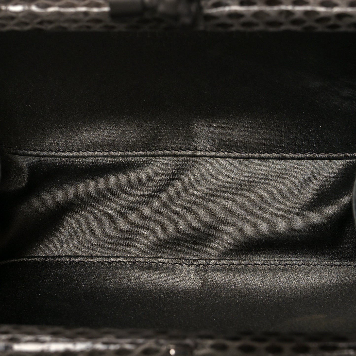 Satin Intreccio Knot Clutch Grey