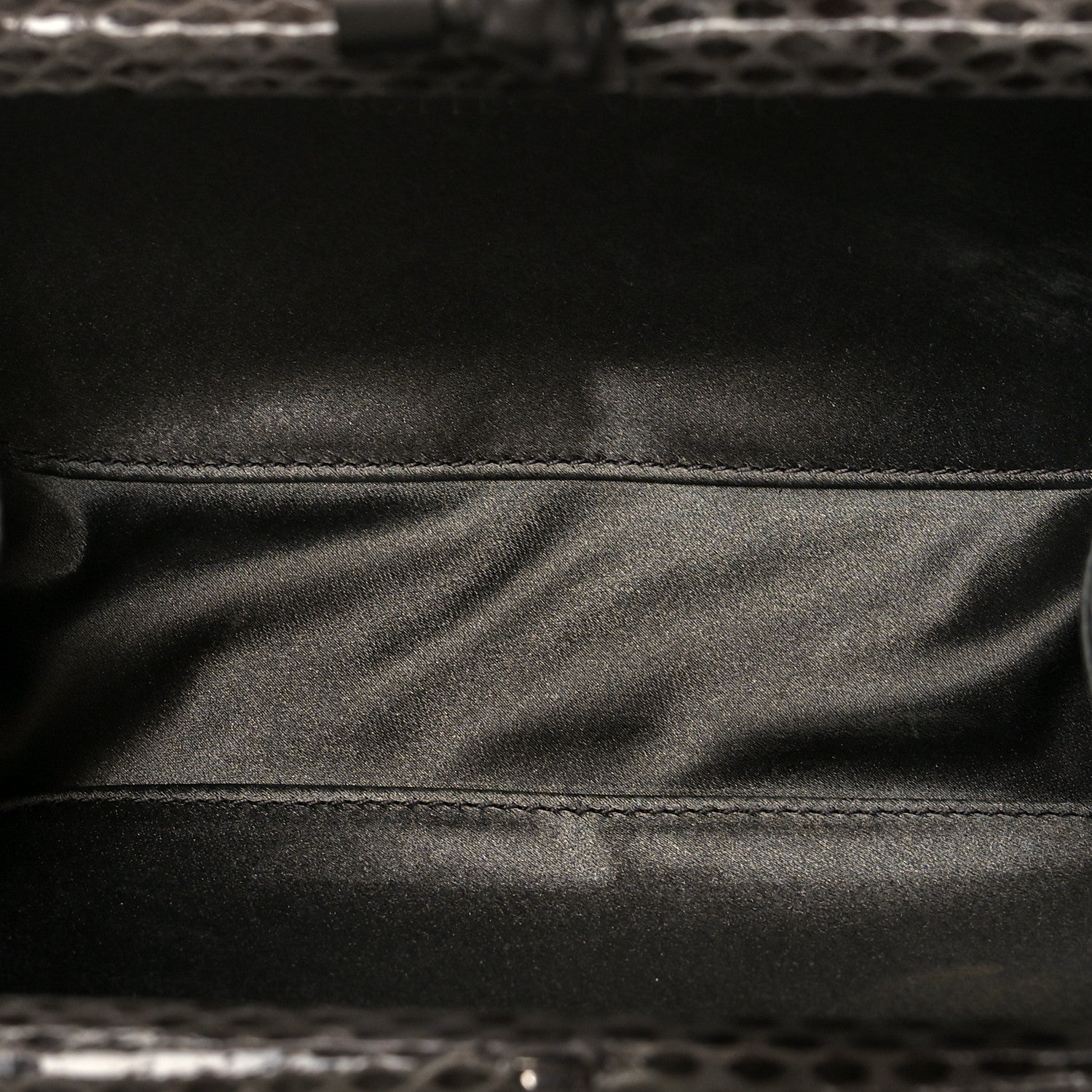 Bottega Veneta Satin Intreccio Knot Clutch Grey 5 of 12