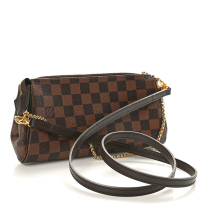 Louis Vuitton Damier Ebene Eva Clutch 3 of 10