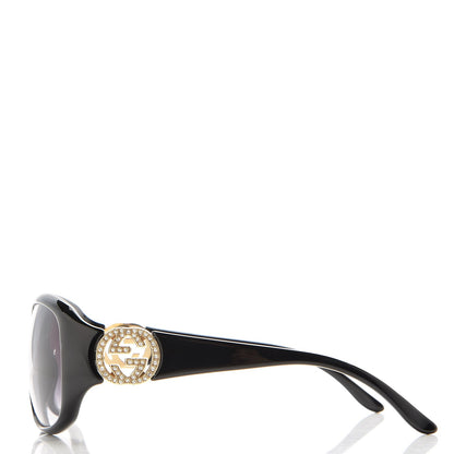 Gucci Acetate Crystal GG Sunglasses GG3578/S Black 3 of 8