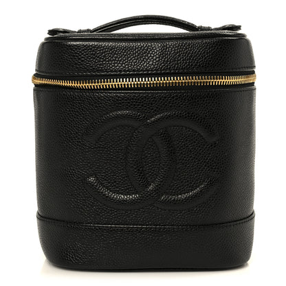Chanel Caviar Vanity Cosmetic Case Black 1 of 11