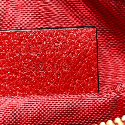 Gucci Canvas Sylvie Stripe Mini Ophidia Camera Bag Mystic White Hibiscus Red Maritime 7 of 12