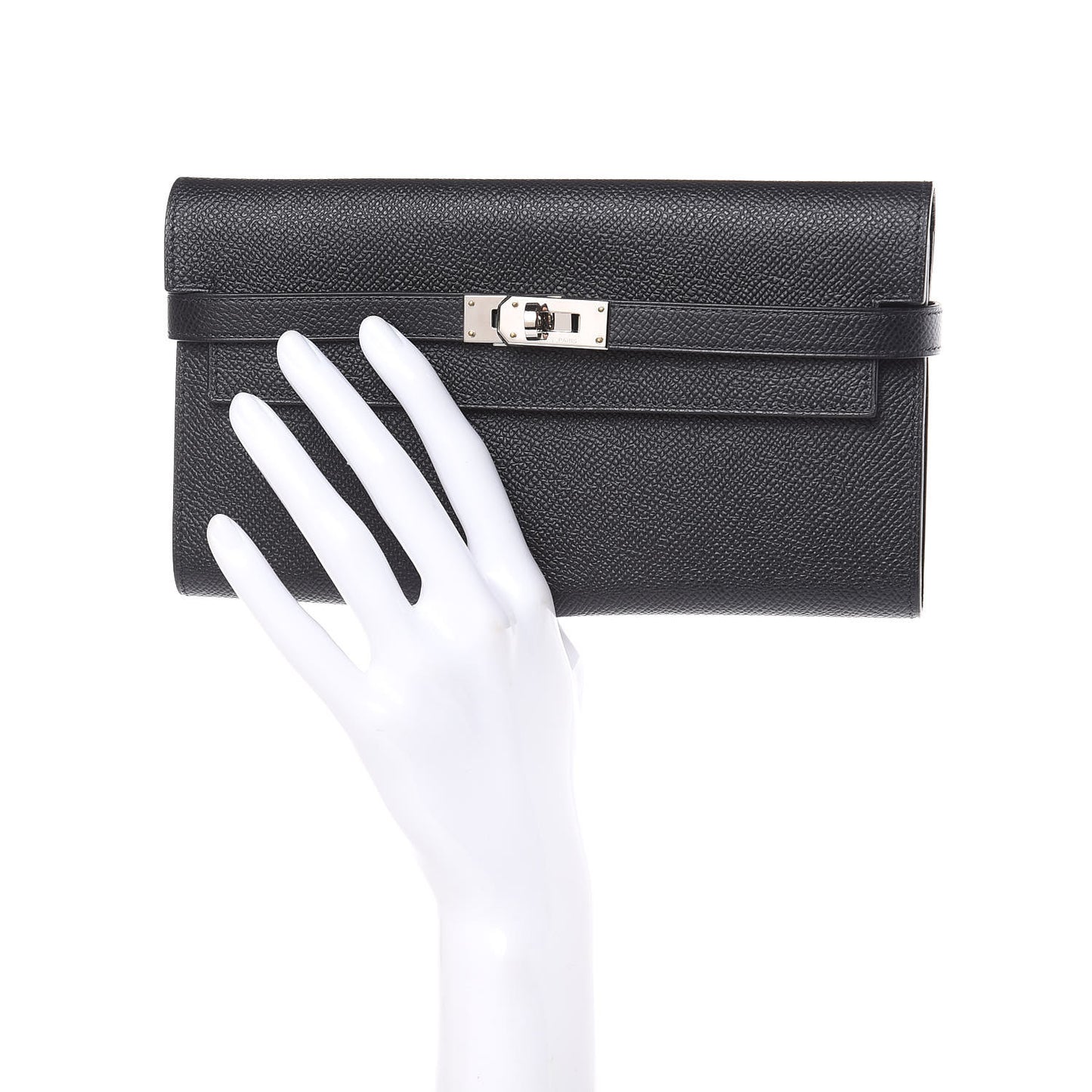 Epsom Kelly Longue Wallet Black