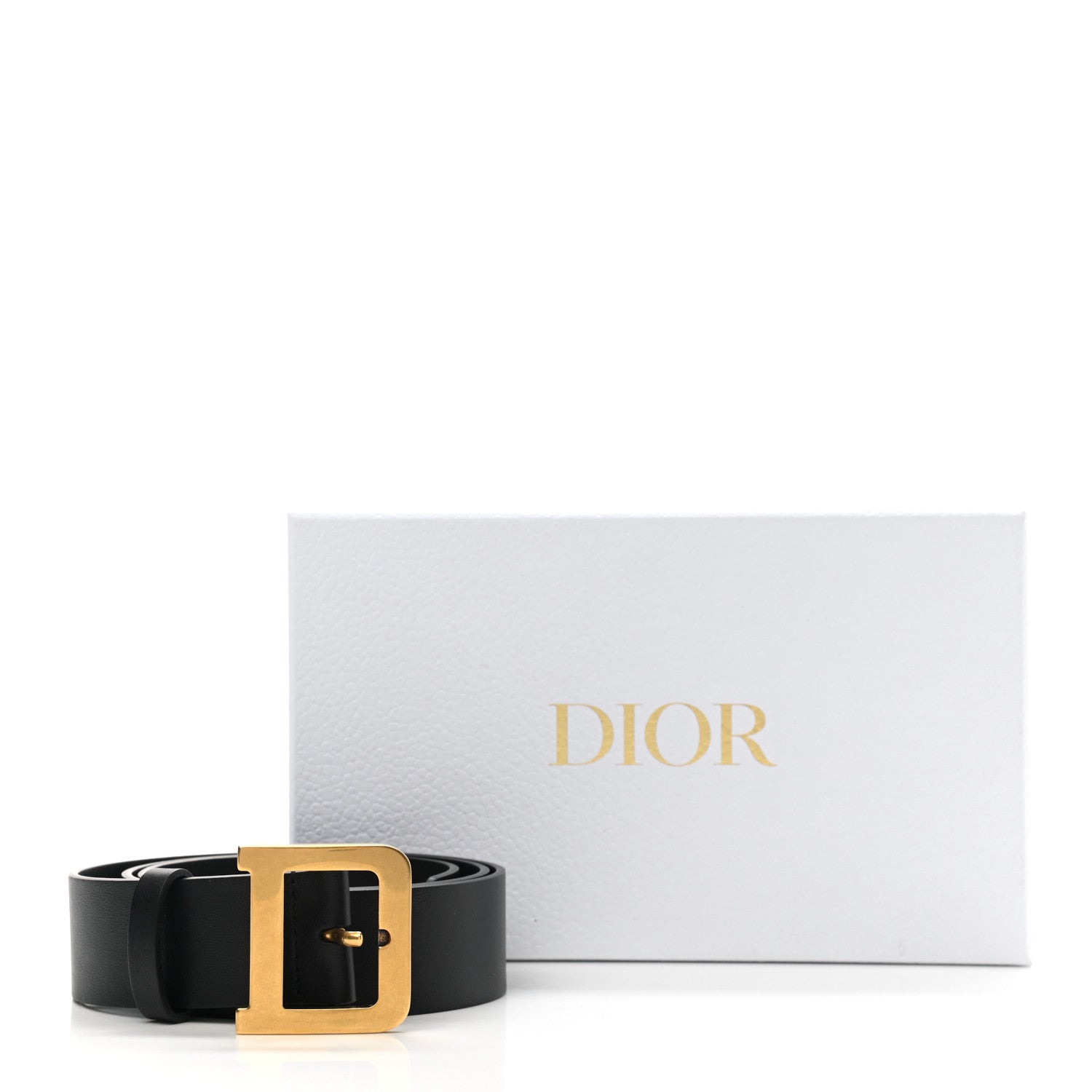 Christian Dior Calfskin Diorquake Belt 85 Black 8 of 8