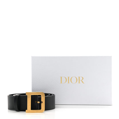 Christian Dior Calfskin Diorquake Belt 85 Black 8 of 8