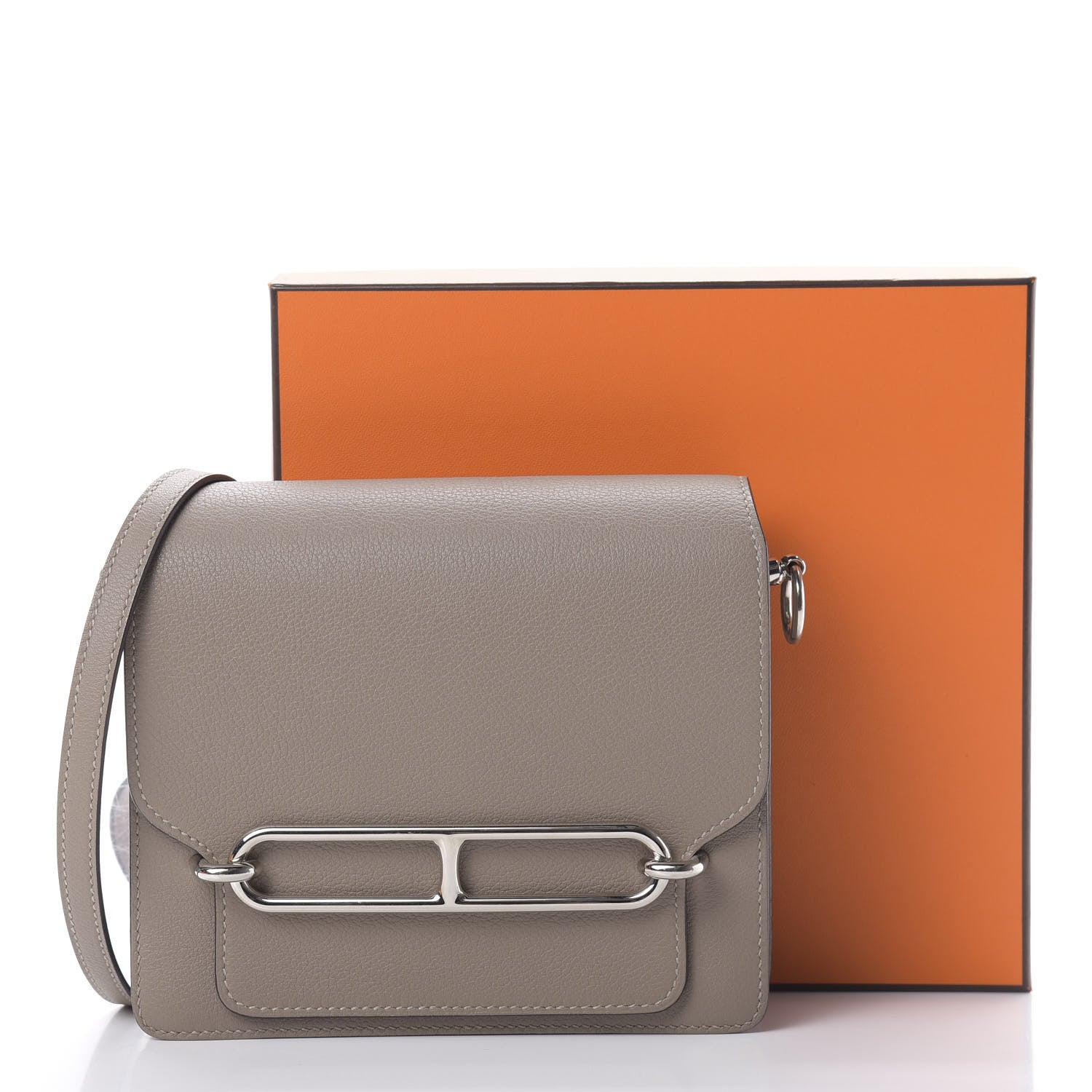 Hermes Evercolor Mini Sac Roulis Gris Asphalt 13 of 13