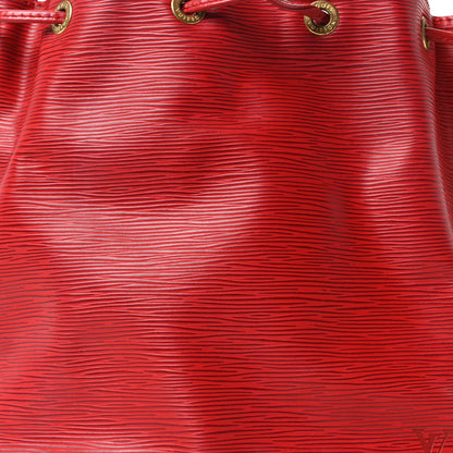 Louis Vuitton Epi Petit Noe Castillan Red 7 of 9