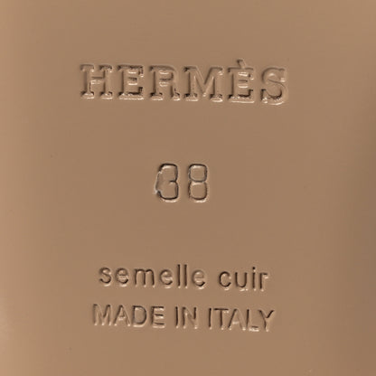 Hermes Calfskin Oz Mules 38 White 8 of 12
