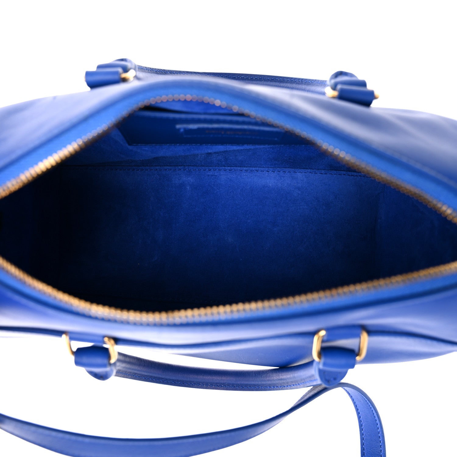 Saint Laurent Calfskin Classic Baby Duffle Blue 5 of 13