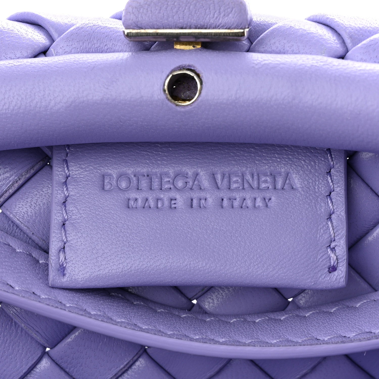 Bottega Veneta Nappa Intreccio Mini Padded Handle Bag Wisteria 6 of 10