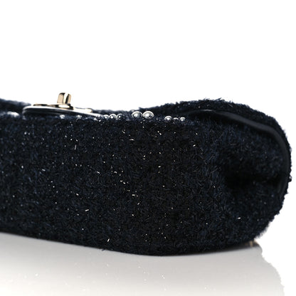 Chanel Tweed Pearl Small Cosmos Flap Black 8 of 11