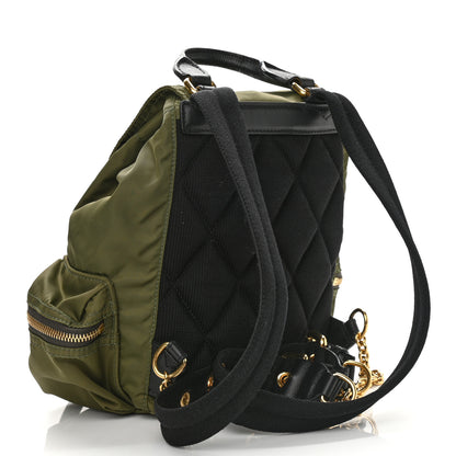Burberry Nylon Small Crossbody Rucksack Backpack Canvas Green 4 of 14