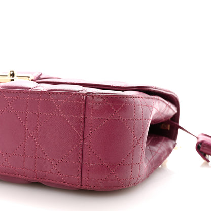 Christian Dior Lambskin Cannage Medium Miss Dior Flap Fuchsia 10 of 10