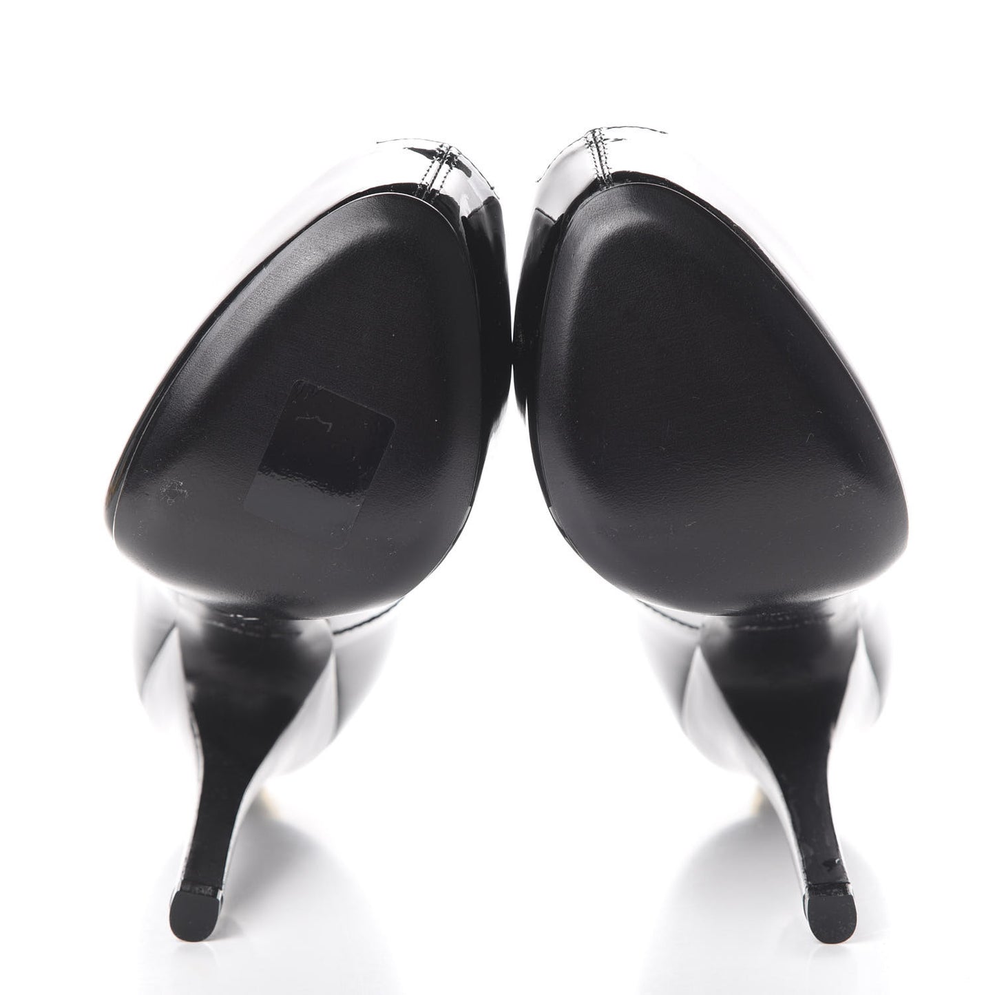 Patent Oh Really Peep Toe Pumps 35 Black