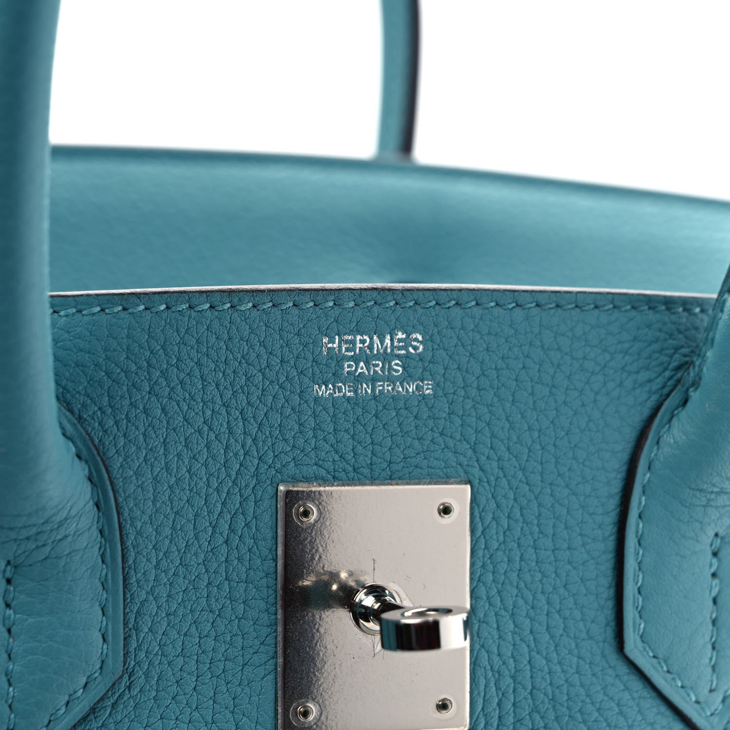 Hermes Taurillon Clemence Birkin 30 Bleu Saint Cyr 5 of 10