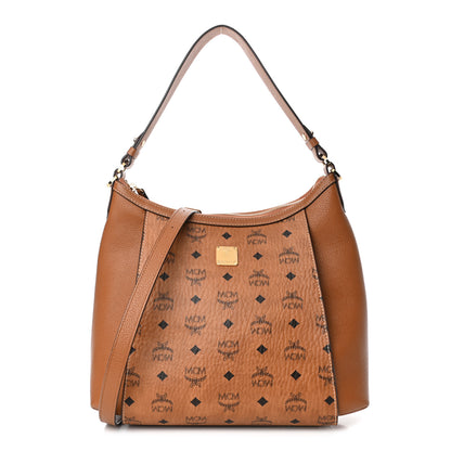 MCM Visetos Medium Luisa Hobo Cognac 1 of 4