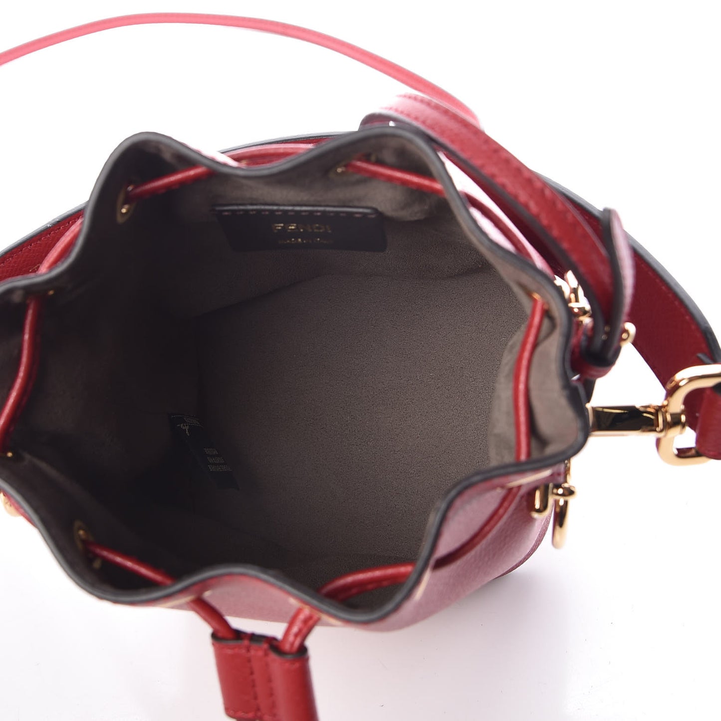 Vitello Cruise F is Fendi Mini Mon Tresor Bucket Bag Fragola