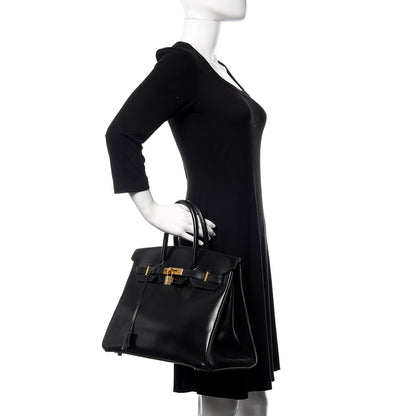 Hermes Box Birkin 35 Black 2 of 34