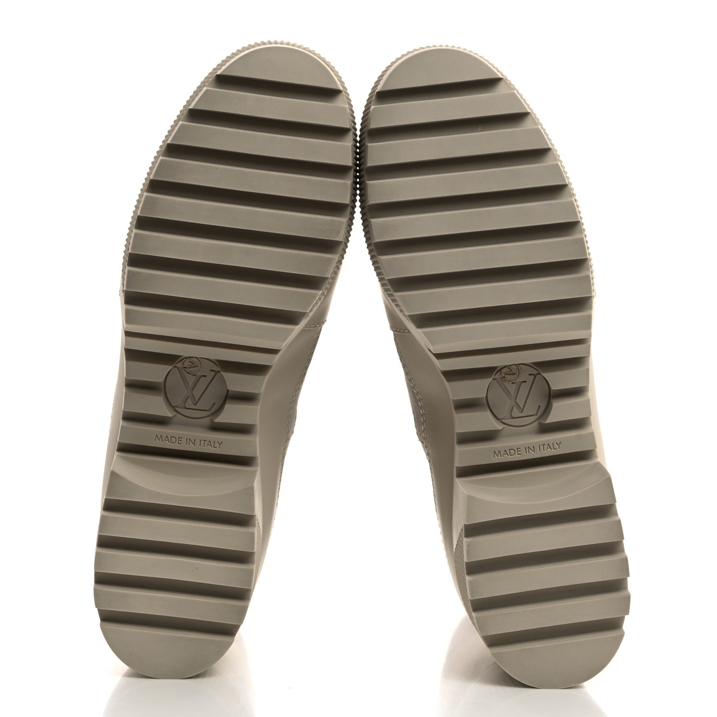 Suede Calfskin Laureate Platform Desert Boots 38.5 Beige
