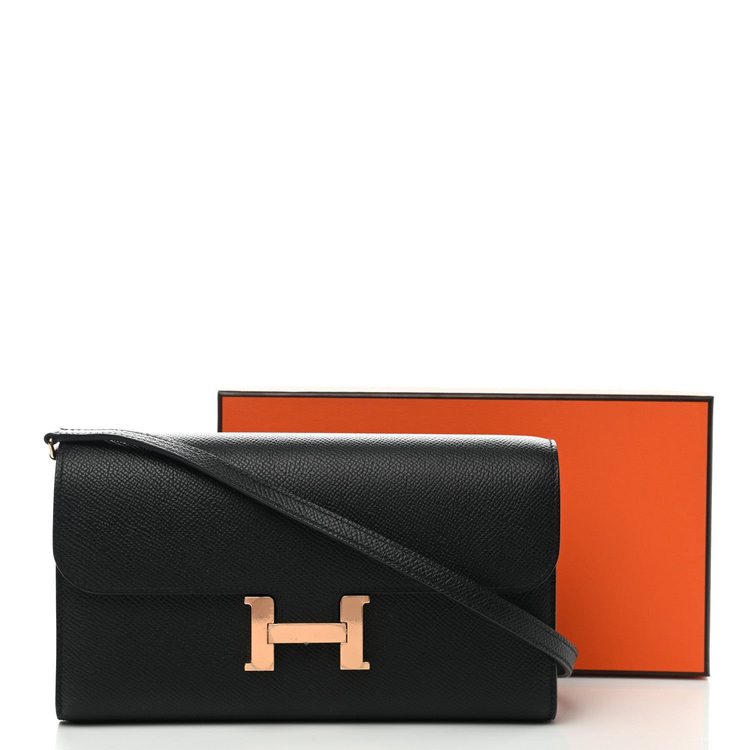 Hermes Epsom Constance Wallet To Go Black 7 of 7