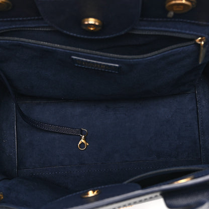 Chanel Caviar Small Studded Deauville Tote Navy 5 of 10