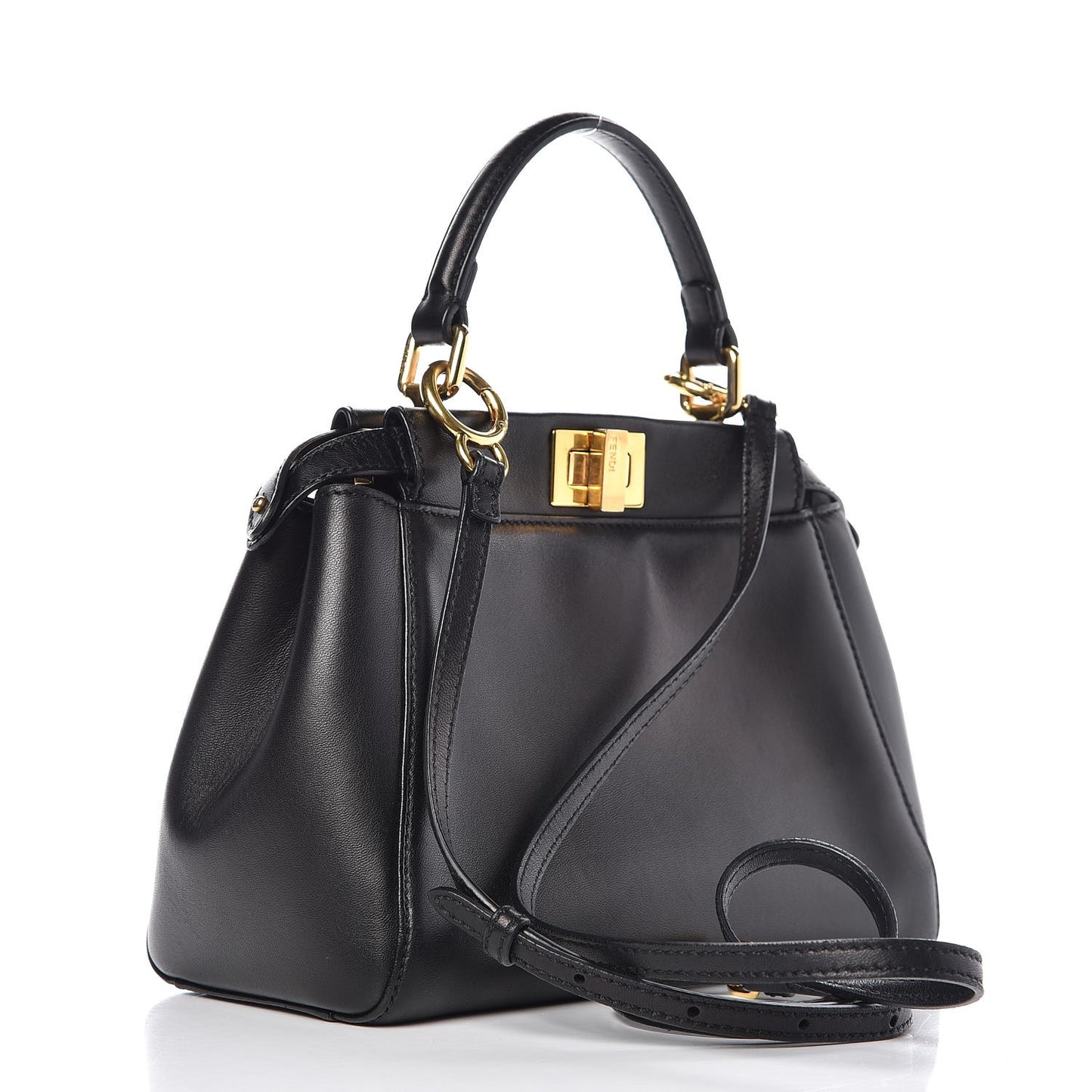 Nappa Mini Peekaboo Iconic Satchel Black
