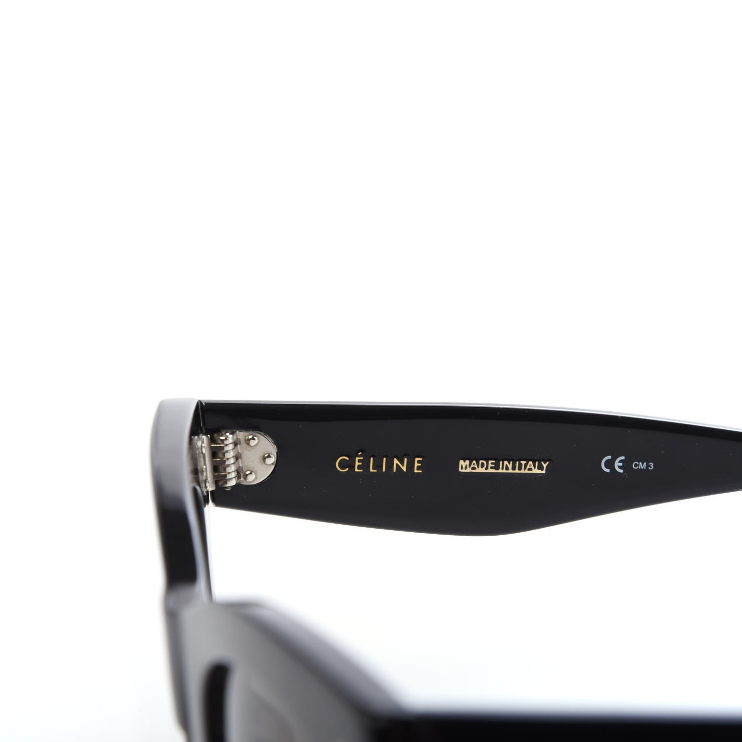 Celine Acetate Catherine Sunglasses CL 41098/F/S Black Havana 5 of 7