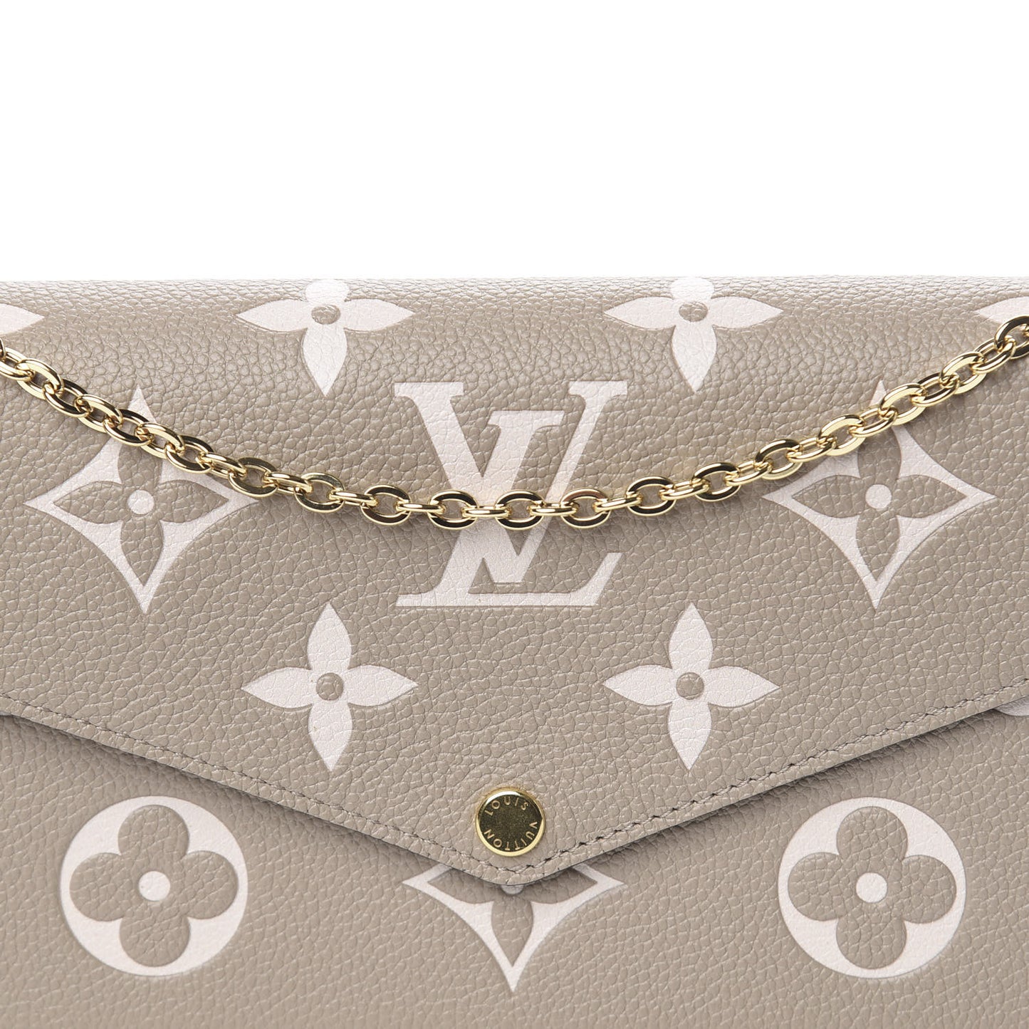 Empreinte Monogram Giant Felicie Pochette Tourterelle Creme