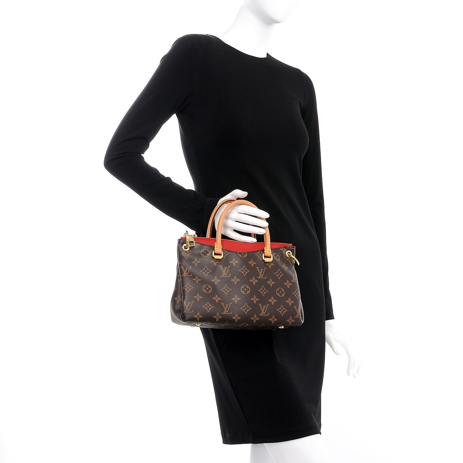 Louis Vuitton Monogram Pallas BB Cherry 4 of 9