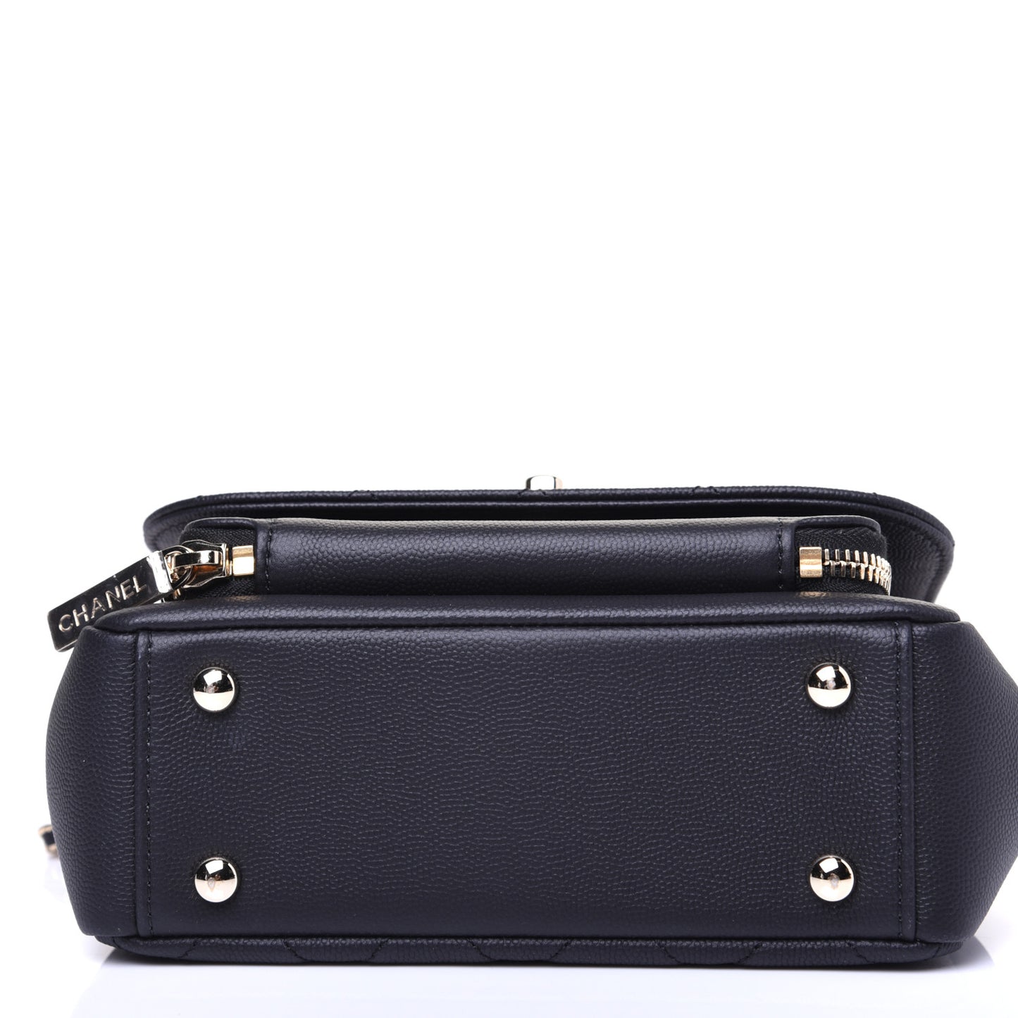 Caviar Quilted Mini Business Affinity Flap Black