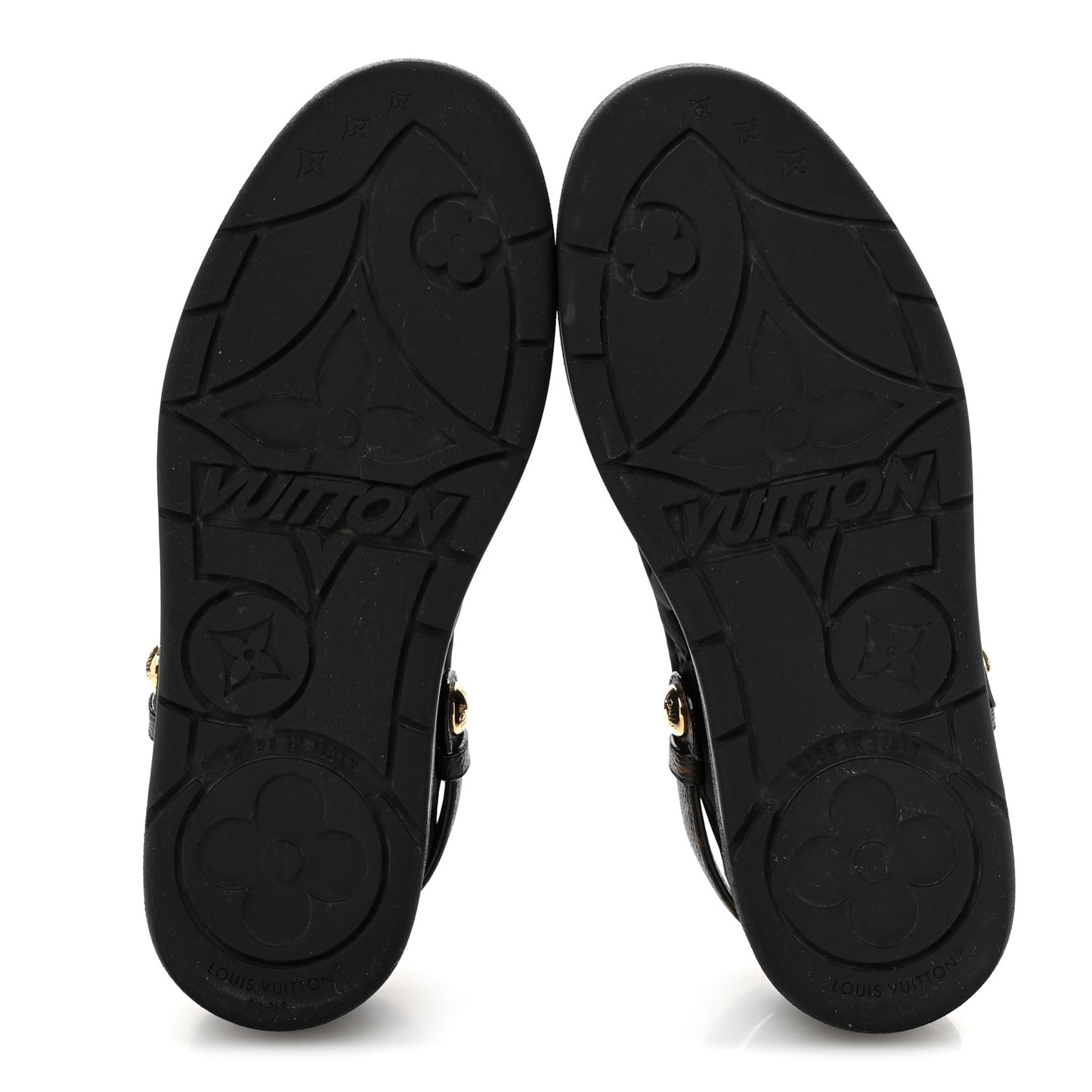 Nylon Embossed Monogram Aspen Platform Clog Mules 39.5 Black