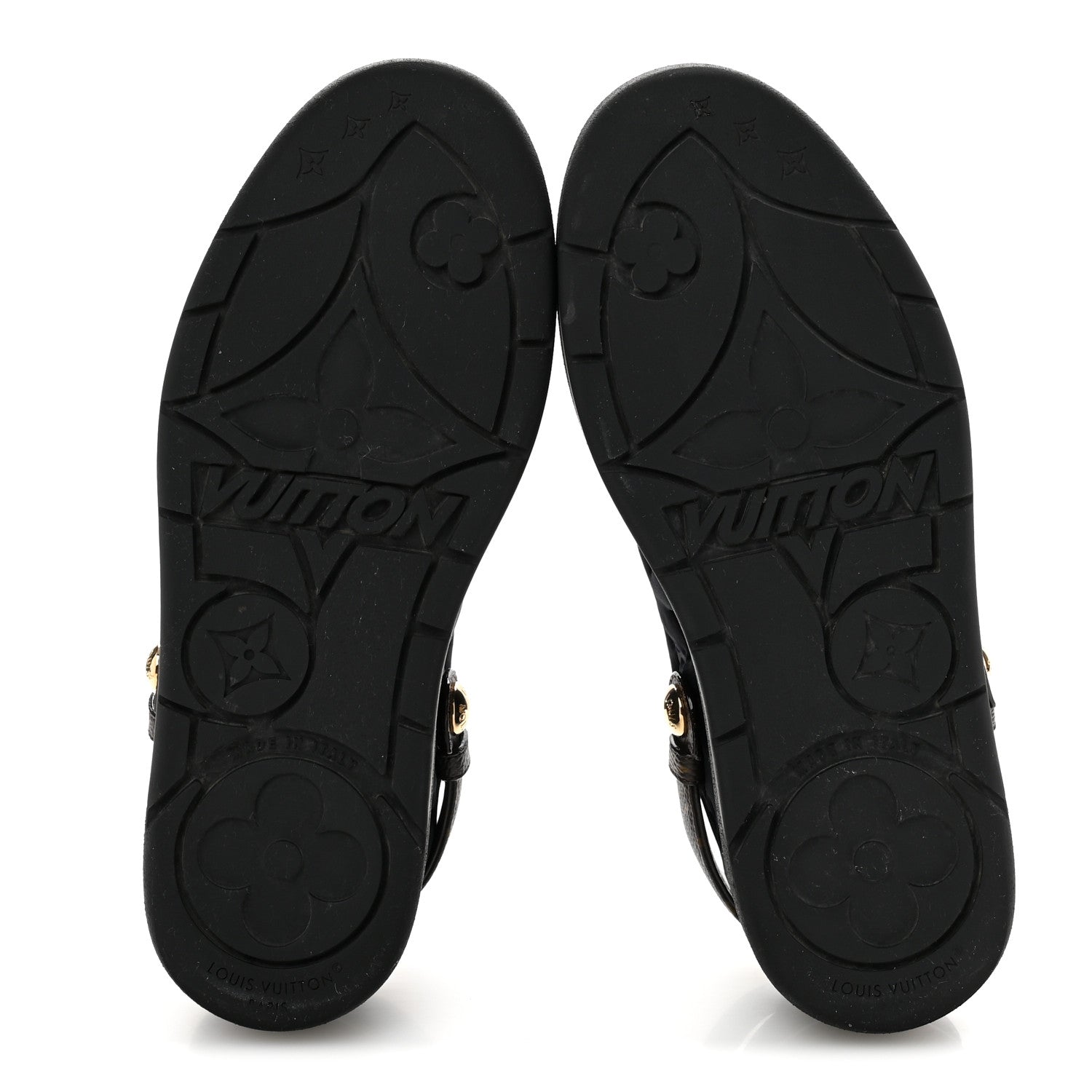 Louis Vuitton Nylon Embossed Monogram Aspen Platform Clog Mules 39.5 Black 6 of 11