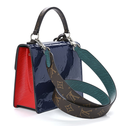 Louis Vuitton Vernis Epi Monogram Spring Street Blue 3 of 12